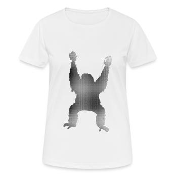 Orang-outan - T-shirt respirant Femme - blanc - Devant - AI Model Female 172 dark (172cm)