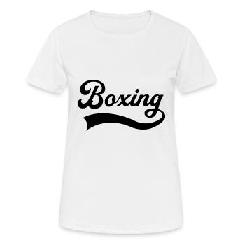 Boxes lettering - Women's Breathable T-Shirt - white - Front - AI Model Female 172 dark (172cm)