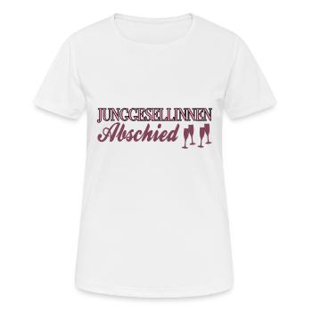 Junggesellinnenabschied - Frauen T-Shirt atmungsaktiv - Weiß - Vorne - AI Model Female 172 dark (172cm)