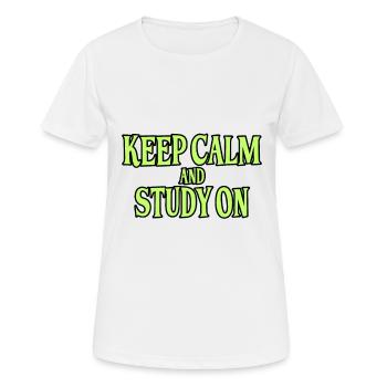Étude Dire - T-shirt respirant Femme - blanc - Devant - AI Model Female 172 dark (172cm)