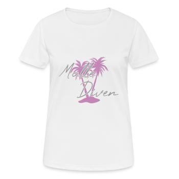 Malle Divas - T-shirt respirant Femme - blanc - Devant - AI Model Female 172 dark (172cm)