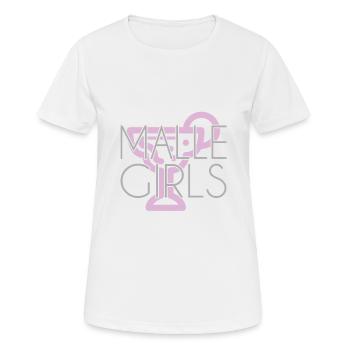 Malle girls - Women's Breathable T-Shirt - white - Front - AI Model Female 172 dark (172cm)