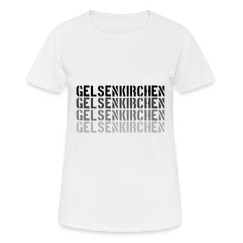 Gelsenkirchen - T-shirt respirant Femme - blanc - Devant - AI Model Female 172 dark (172cm)