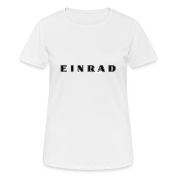 Unicycle lettering - Women's Breathable T-Shirt - white - Front - AI Model Female 172 dark (172cm)
