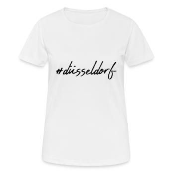Dusseldorf - T-shirt respirant Femme - blanc - Devant - AI Model Female 172 dark (172cm)