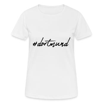 Dortmund - T-shirt respirant Femme - blanc - Devant - AI Model Female 172 dark (172cm)