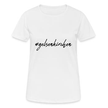 Gelsenkirchen - T-shirt respirant Femme - blanc - Devant - AI Model Female 172 dark (172cm)