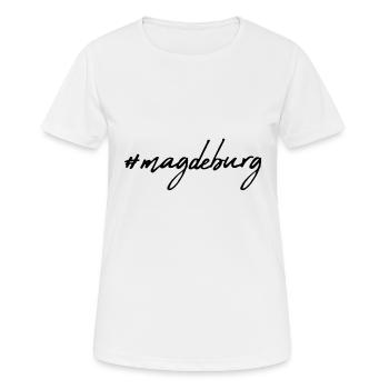 Magdeburg - Women's Breathable T-Shirt - white - Front - AI Model Female 172 dark (172cm)