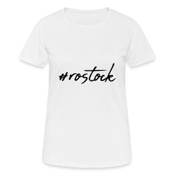 Rostock - T-shirt respirant Femme - blanc - Devant - AI Model Female 172 dark (172cm)