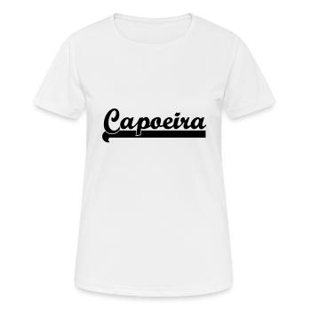 Capoeira - Frauen T-Shirt atmungsaktiv - Weiß - Vorne - AI Model Female 172 dark (172cm)