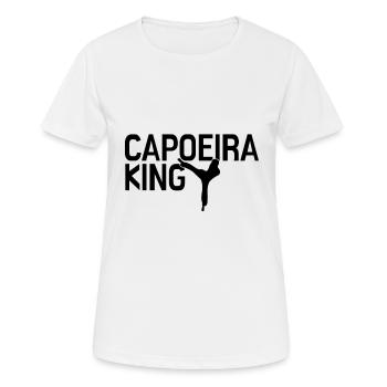 Capoeira - T-shirt respirant Femme - blanc - Devant - AI Model Female 172 dark (172cm)
