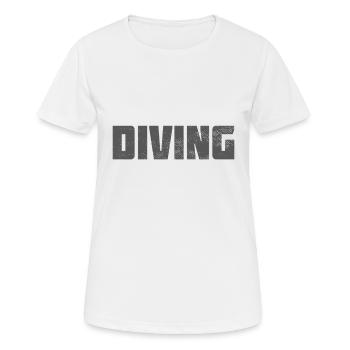 Dive - Women's Breathable T-Shirt - white - Front - AI Model Female 172 dark (172cm)