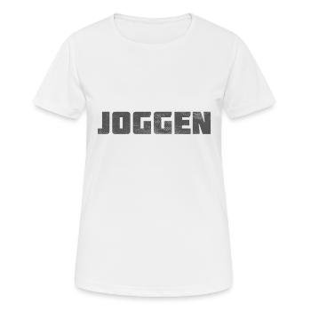 Faire du jogging - T-shirt respirant Femme - blanc - Devant - AI Model Female 172 dark (172cm)