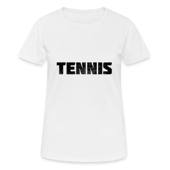 Tennis - Women's Breathable T-Shirt - white - Front - AI Model Female 172 dark (172cm)