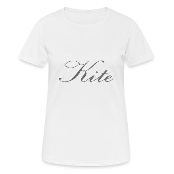 kite - Women's Breathable T-Shirt - white - Front - AI Model Female 172 dark (172cm)