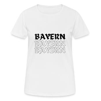 Bayern - Frauen T-Shirt atmungsaktiv - Weiß - Vorne - AI Model Female 172 dark (172cm)