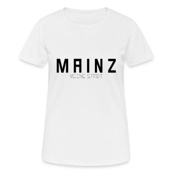 Mayence Ma ville - T-shirt respirant Femme - blanc - Devant - AI Model Female 172 dark (172cm)