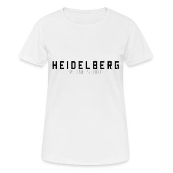 Heidelberg Ma ville - T-shirt respirant Femme - blanc - Devant - AI Model Female 172 dark (172cm)