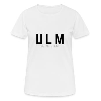 Ulm Meine Stadt - Frauen T-Shirt atmungsaktiv - Weiß - Vorne - AI Model Female 172 dark (172cm)