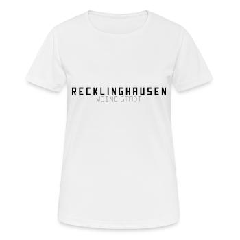 Recklinghausen Meine Stadt - Frauen T-Shirt atmungsaktiv - Weiß - Vorne - AI Model Female 172 dark (172cm)