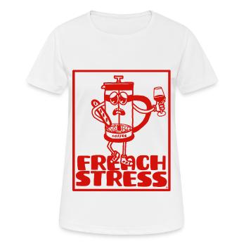 French Stress French Cliché PetiteToulon - Women's Breathable T-Shirt - white - Front - AI Model Female 172 dark (172cm)