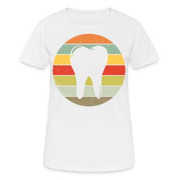 Dental Dental Dental Assistant Retro Gift - Women's Breathable T-Shirt - white - Front - AI Model Female 172 dark (172cm)