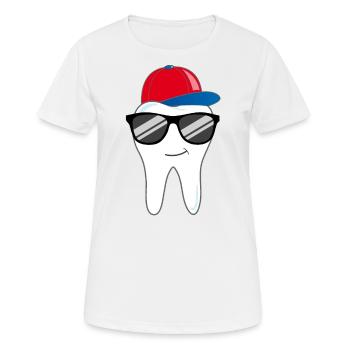 Funny Dental Dentist Helper Gift - Women's Breathable T-Shirt - white - Front - AI Model Female 172 dark (172cm)