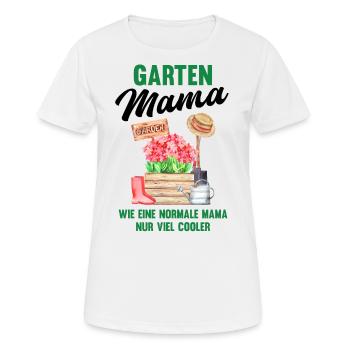 Garten Mama Lustiger Spruch Geschenk Damen - Frauen T-Shirt atmungsaktiv - Weiß - Vorne - AI Model Female 172 dark (172cm)
