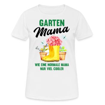 Garten Mama Lustiger Spruch Geschenk Damen - Frauen T-Shirt atmungsaktiv - Weiß - Vorne - AI Model Female 172 dark (172cm)
