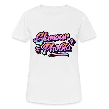 Glamourphobia Glamour Phobie - T-shirt respirant Femme - blanc - Devant - AI Model Female 172 dark (172cm)