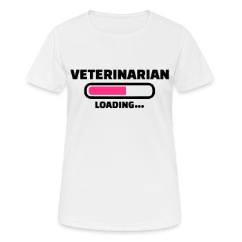 Tierarzt - Frauen T-Shirt atmungsaktiv - Weiß - Vorne - AI Model Female 172 dark (172cm)