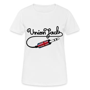 Union Jack - T-shirt respirant Femme - blanc - Devant - AI Model Female 172 dark (172cm)