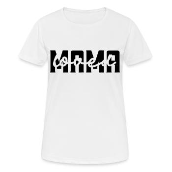 Ich liebe dich, Mama. Ich liebe dich Mama, Geschenk Mama. - Frauen T-Shirt atmungsaktiv - Weiß - Vorne - AI Model Female 172 dark (172cm)