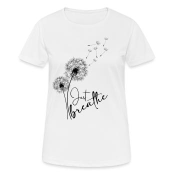 Pusteblume - Frauen T-Shirt atmungsaktiv - Weiß - Vorne - AI Model Female 172 dark (172cm)