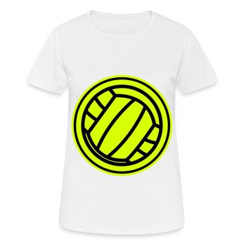 Symbole du volleyball - T-shirt respirant Femme - blanc - Devant - AI Model Female 172 dark (172cm)