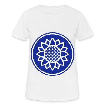 Sunflower Icon Icon - Women's Breathable T-Shirt - white - Front - AI Model Female 172 dark (172cm)