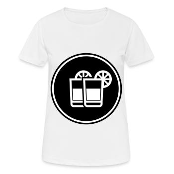 Cocktail Icon - Frauen T-Shirt atmungsaktiv - Weiß - Vorne - AI Model Female 172 dark (172cm)