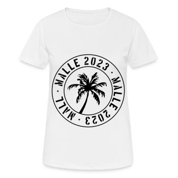 Malle 2023 - Women's Breathable T-Shirt - white - Front - AI Model Female 172 dark (172cm)