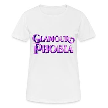 Glamourphobia Glamour Phobie - T-shirt respirant Femme - blanc - Devant - AI Model Female 172 dark (172cm)
