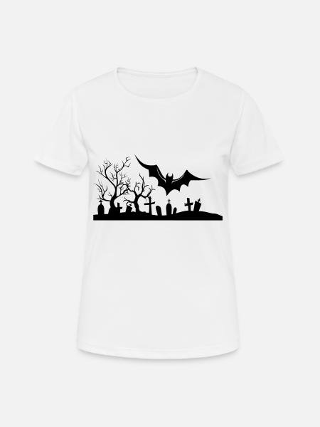 Halloween - T-shirt respirant Femme - blanc