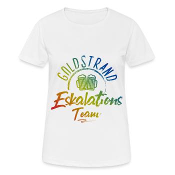 Escalade des Sables d’or - T-shirt respirant Femme - blanc - Devant - AI Model Female 172 dark (172cm)