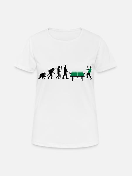 evolution_table_tennis_072012_a_2c - T-shirt respirant Femme - blanc