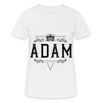 Adam Name - Women's Breathable T-Shirt - white - Front - AI Model Female 172 dark (172cm)