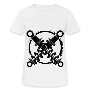 Atelier - Tournevis Tournevis Amateur - T-shirt respirant Femme - blanc - Devant - AI Model Female 172 dark (172cm)