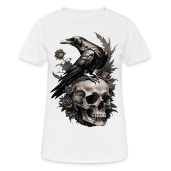 Dark Soul - Women's Breathable T-Shirt - white - Front - AI Model Female 172 dark (172cm)
