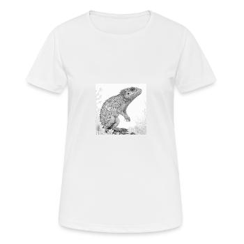 Jungle Lion Safari Nature Bio T-Shirt - Women's Breathable T-Shirt - white - Front - AI Model Female 172 dark (172cm)