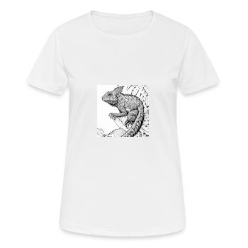 Jungle Lion Safari Nature Bio T-Shirt - Women's Breathable T-Shirt - white - Front - AI Model Female 172 dark (172cm)