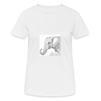 Jungle Lion Safari Nature Bio T-Shirt - Women's Breathable T-Shirt - white - Front - AI Model Female 172 dark (172cm)