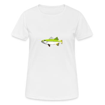 Trout - Women's Breathable T-Shirt - white - Front - AI Model Female 172 dark (172cm)