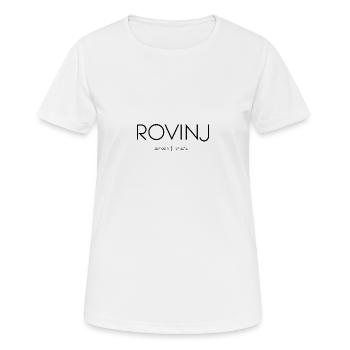 Rovinj, Rovigno, Istrien, Kroatien, Europa, Adria - Frauen T-Shirt atmungsaktiv - Weiß - Vorne - AI Model Female 172 dark (172cm)